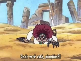 One Piece - Episodio 114 - Insulto ao Sonho dos amigos! Batalha na 4ª Avenida na galeria da toupeira