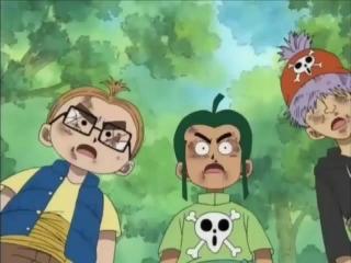 One Piece - Episodio 17 - Explosão de raiva! O final da batalha entre Kuro e Luffy!