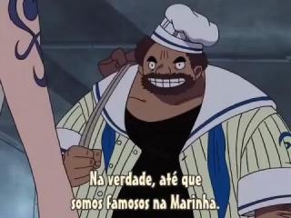 One Piece - Episodio 197 - Sanji o Cozinheiro! Demonstração do seu real valor no Refeitório da Marine!