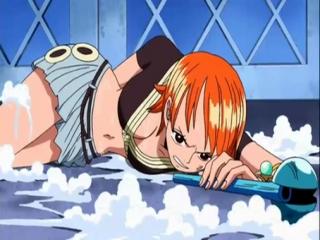 One Piece - Episodio 293 - Kalifa a mestra das bolhas! Nami se aproxima da armadilha de sabão!