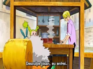 One Piece - Episodio 319 - O Choque de Sanji! Um Velho Misterioso e Muita Culinária