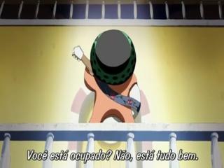 One Piece - Episodio 386 - Um Rancor Contra os Chapéus de Palha. A Chegada de Duval da Máscara de Ferro.