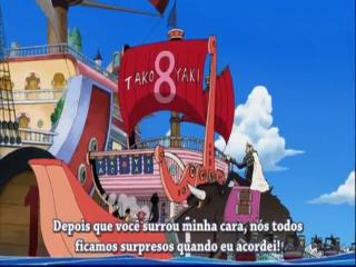 One Piece - Episodio 390 - Desembarcando Para Chegar na Ilha dos Tritões. O Arquipélago Sabaody.