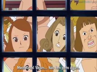 One Piece - Episodio 409 - Aventura na ilha das mulheres! Depressa, ao encontro dos companheiros.
