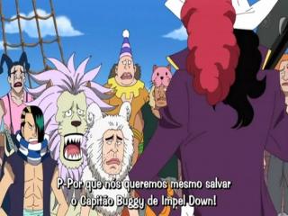 One Piece - Episodio 422 - Uma invasão de risco de vida! Infiltrando-se na prisão submarina, Impel Down.