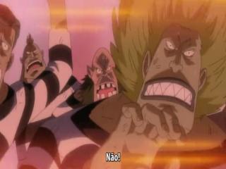 One Piece - Episodio 434 - Todas as forças reunidas! Batalha no level 4, o inferno escaldante.