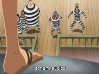 One Piece - Episodio 466 - A chegada da equipe Chapéu de Palha. A tensão aumenta no campo de batalha!