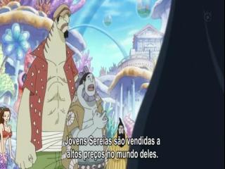One Piece - Episodio 531 - Palácio de Ryuugu! Conduzindo o tubarão ajudado!