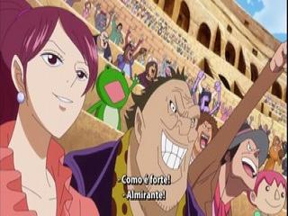 One Piece - Episodio 665 - Fortes emoções! Rebecca vs Suleiman