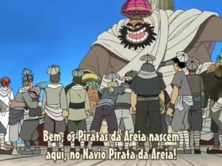 One Piece - Episodio 98 - Surgem os Piratas do Deserto! Homens que Vivem Livremente
