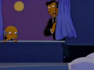 Os Simpsons - Episodio 150 - Vovô Simpson e seu neto em A Maldição dos Infernais Peixes Voadores