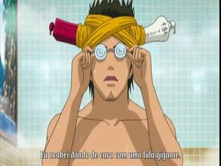 Gintama - Episodio 220 - A casa de banho, onde você está pelado de corpo e alma