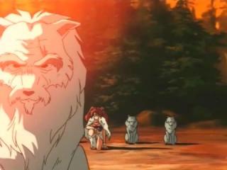 Inuyasha - Episodio 83 - A garota youkai loba e a grande promessa