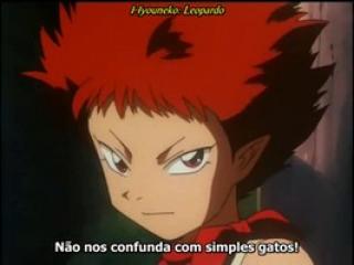 Inuyasha Legendado - Episodio 75 - A conspiração dos quatro youkais gatos de fogo (filler)