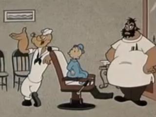 O Marinheiro Popeye - Episodio 100 - Gugu Vai Cortar Os Cabelos