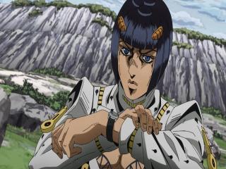 JoJo no Kimyou na Bouken: Ougon no Kaze - Episodio 28 - Debaixo de Um Céu Prestes a Desabar