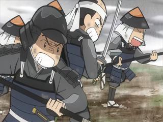 Nobunaga No Shinobi - Episodio 7 - No Centro de Okehazama, Yoshimoto dá Um Berro