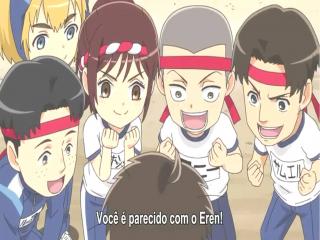 Shingeki! Kyojin Chuugakkou - Episodio 3 - Queimado! Escola Fundamental Titã