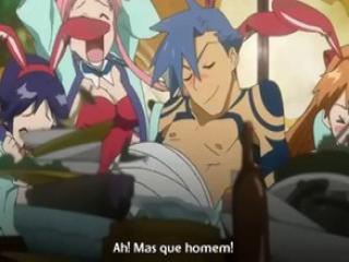 Tengen Toppa Gurren Lagann - Episodio 6 - Vocês punks põem todos nós em água quente!