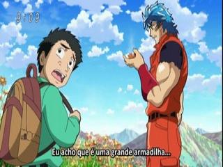 Toriko - Episodio 131 - Qual a dupla mais forte? Cozinhando a ilha toda!