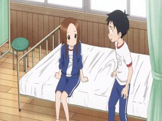 Karakai Jouzu no Takagi-san - Episodio 20 - Depósitos - Sala da Enfermaria - Bilhete