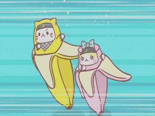 Bananya: Fushigi na Nakama-tachi - Episodio 4 - Bananya e o Treinamento Ninja, Nya